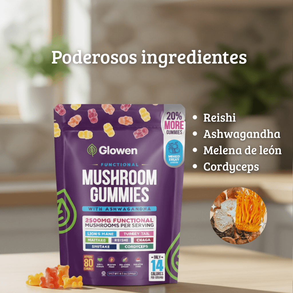 Glowen | Gomitas veganas para aumentar la claridad mental y el enfoque