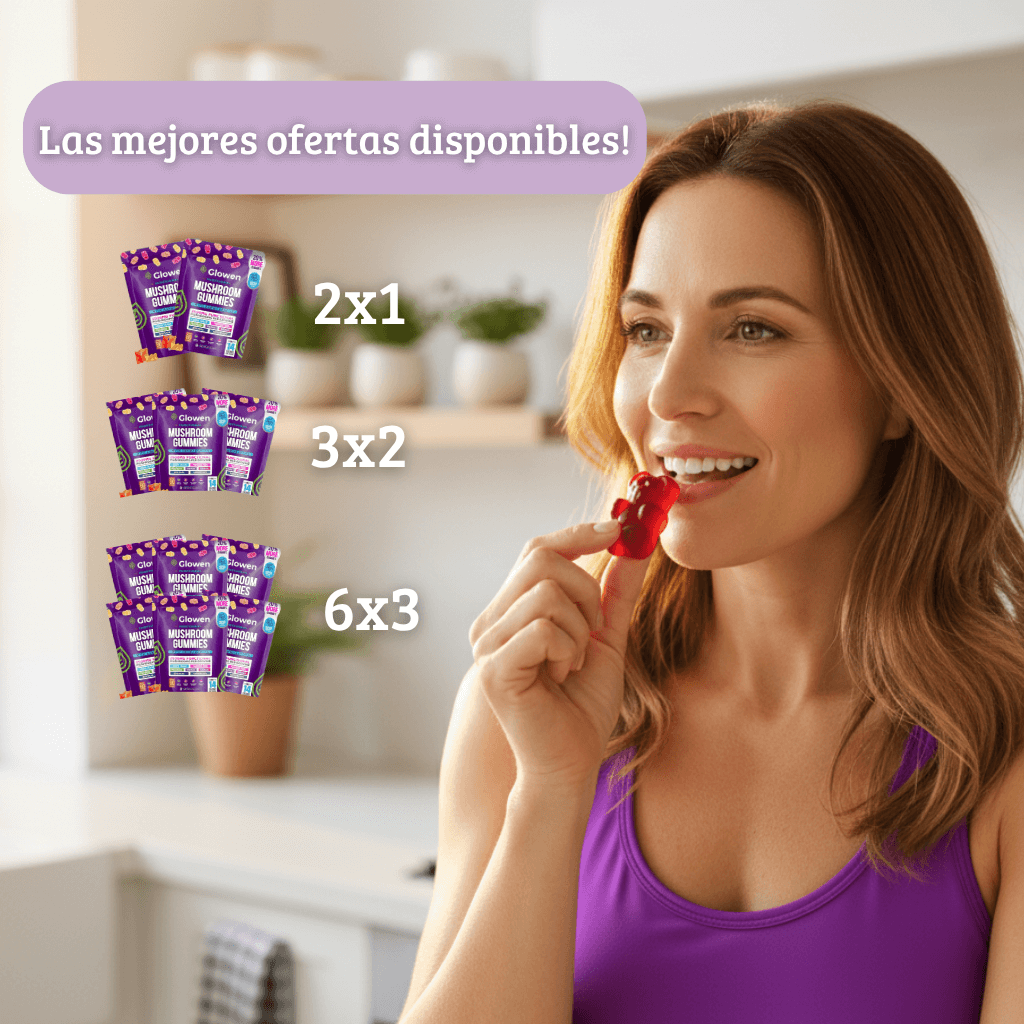 Glowen | Gomitas veganas para aumentar la claridad mental y el enfoque