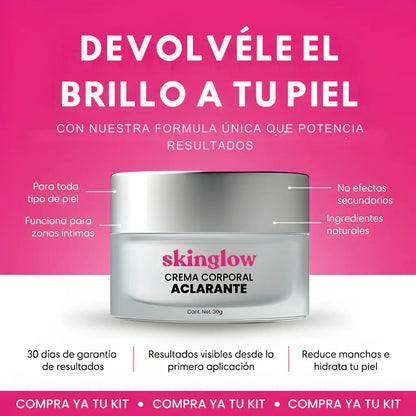 SkinGlow™ | Crema Corporal Aclarante