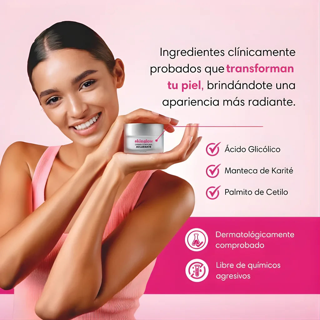 SkinGlow™ | Crema Corporal Aclarante